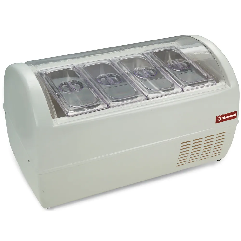 Ijscremebewaarder, 4-8 smaken "white" - Main Image