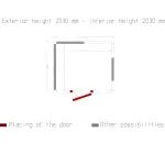 Kamer ISO 100, afm. int. 2430 x 2030 xh 2030 mm (10,01 m³) - Image 5
