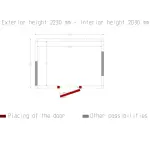 Kamer ISO 100, afm. int. 2630 x 1830 xh 2030 mm (9,77 m³) - Image 5
