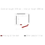 Kamer ISO 80, afm. int. 1430 x 1230 xh 2030 mm (3,57 m³) - Image 5