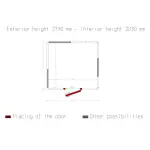 Kamer ISO 80, afm. int. 2630 x 2430 xh 2030 mm (12,97 m³) - Image 5