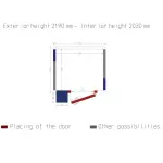 Kamer ISO 80 met groep, afm. int. 1630 x 1430 x h2030mm (4,73m³) - Image 2