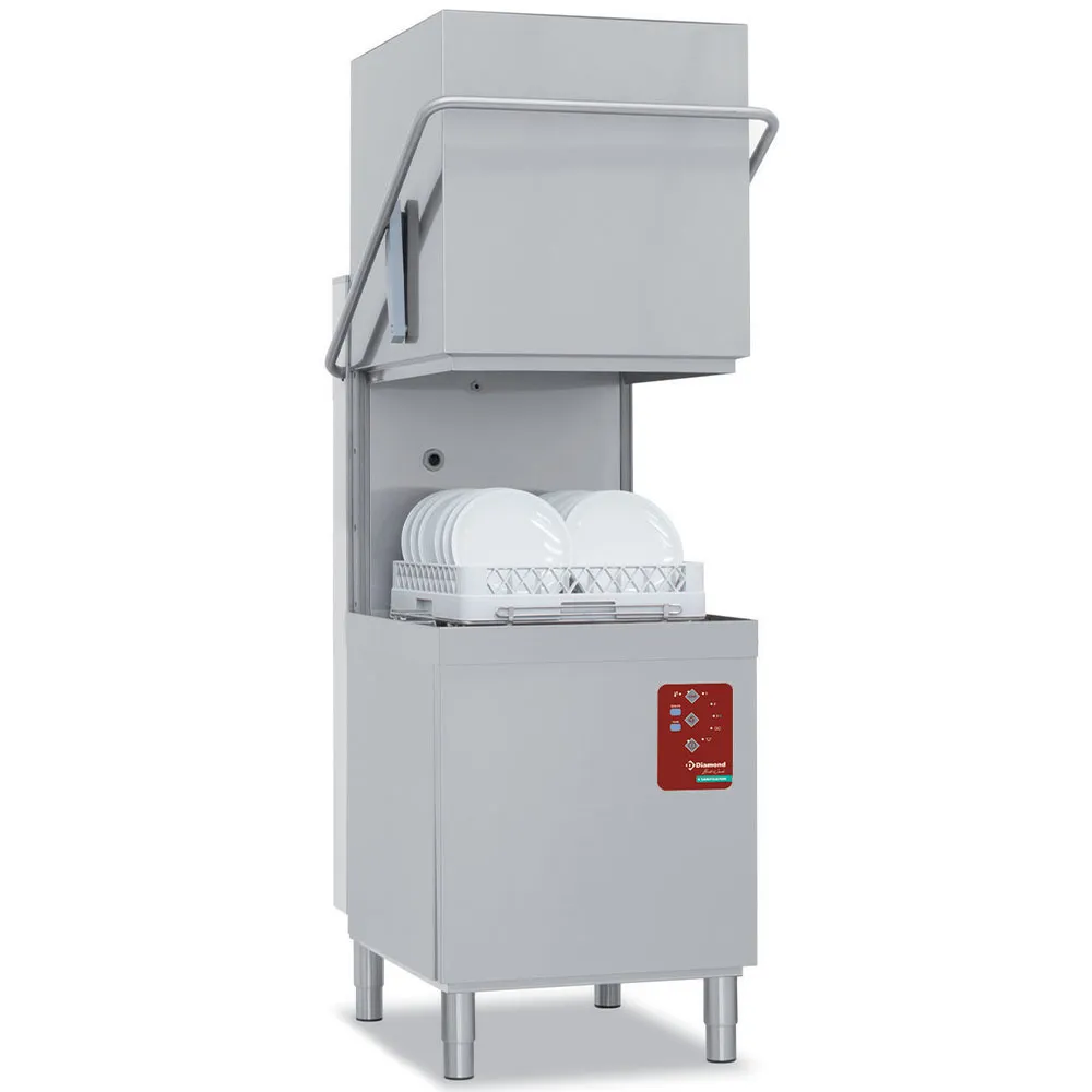 Kapvaatwasser mand 500x500 mm "Full Hygiene", met doorlopende ontharder - Main Image