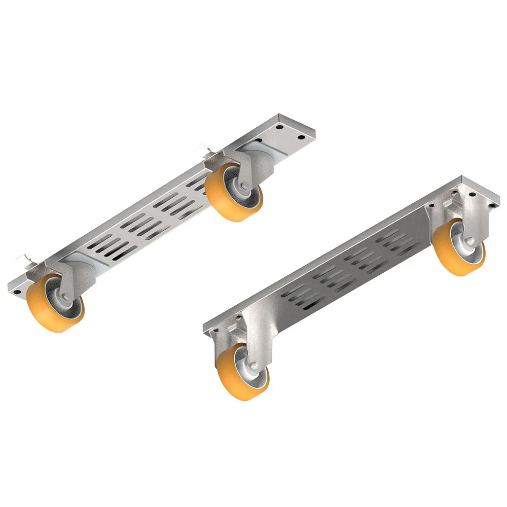 Kit 4 wielen, 2 met rem + 2 omega's module 700 - Main Image