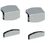 Kit van 2 aansluitingen voor frontale ruit "hoestscherm" (4st) - Main Image