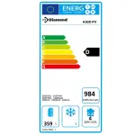 Koelkast 20x EN 600x400, geventileerd (500 Lit.) - Roestvrij staal - Image 2