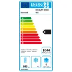 Koelkast geventileerd 1400 liter, 2 deuren GN 2/1, op wielen - Image 2