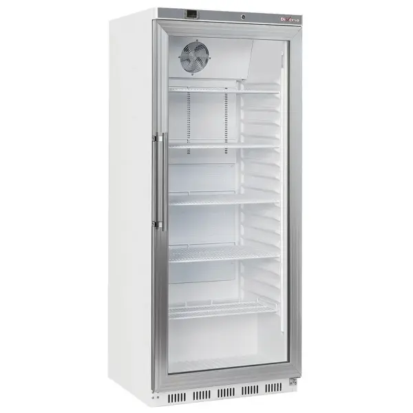 Koelkast GN 2/1, glazen deur, geventileerd, 600 liter - wit - Main Image