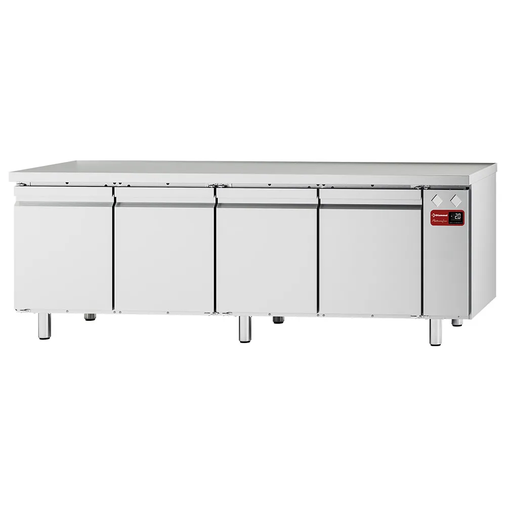 Koeltafel, geventileerd, 4 deuren GN 1/1, (zonder groep) - Main Image