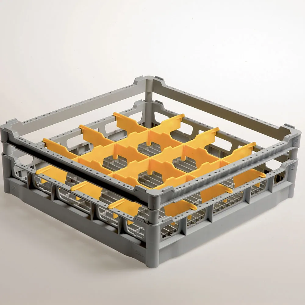 Mand 16 glazen Ø 113 mm, h130, Polyprop. - Main Image