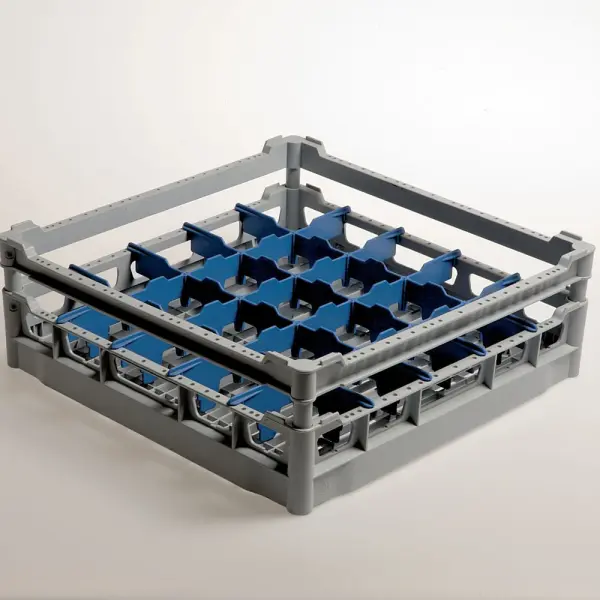 Mand 25 glazen Ø 90 mm, h130, Polyprop. - Main Image