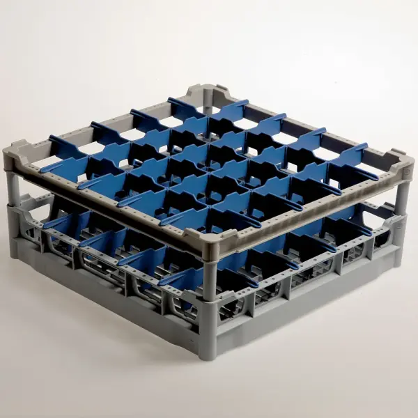 Mand 25 glazen Ø 90 mm, h165, Polyprop. - Main Image