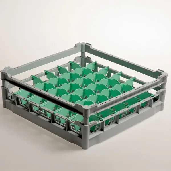 Mand 36 glazen Ø 73 mm, h130 mm, Polyprop. - Main Image