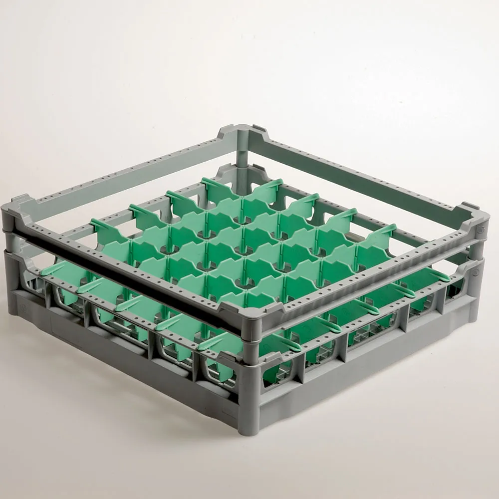 Mand 36 glazen Ø 73 mm, h130 mm, Polyprop. - Main Image