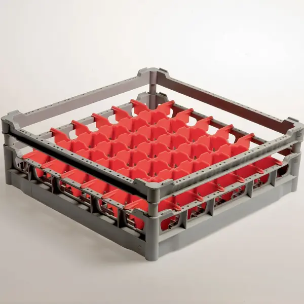 Mand 49 glazen Ø 63 mm, h130 mm, Polyprop. - Main Image