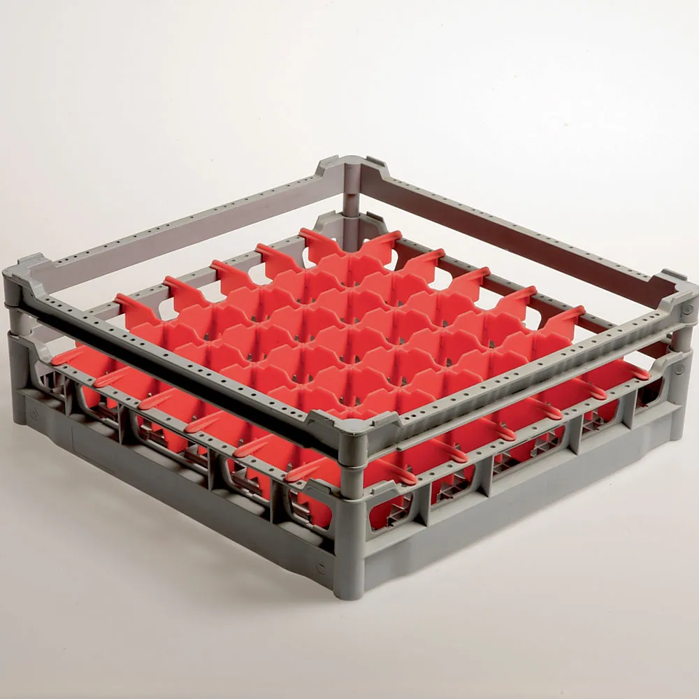 Mand 49 glazen Ø 63 mm, h130 mm, Polyprop. - Main Image