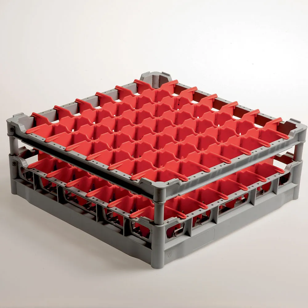 Mand 49 glazen Ø 63 mm, h165, Polyprop. - Main Image