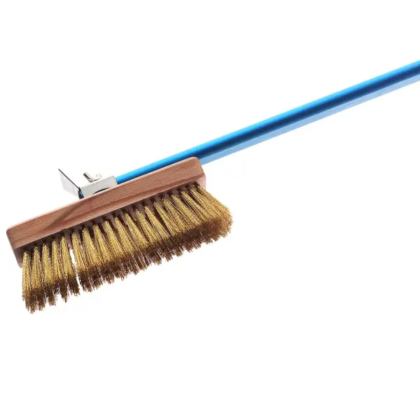 Messing borstel, verstelbare kop van geanodiseerd aluminium voor oven - Main Image