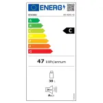 Mini-bar volle deur, 40 liter - ZWART - Image 2