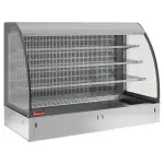 Muurmodel met kuip en open uitstalvitrine 3 niveau's (met gordijn), gekoeld, geventileerd, 4x GN 1/1 (zonder waterdicht eenheid) - Main Image