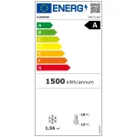 Negatieve gekoelde vitrine 221 liter - 7 vaste niveaus - WIT - Image 2