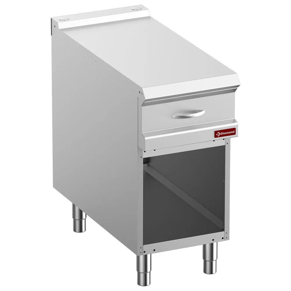 Neutraal werkelement met lade GN, module 1/2 , op kast - Main Image