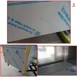 Neutraal werktafelkast met schuifdeuren - Image 3