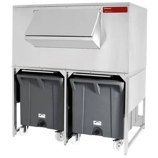 Opslagbakken met wielen van 2x 108 kg - Main Image