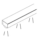 Optie: LED-verlichting in decoratieve lijst - (ML) - Main Image