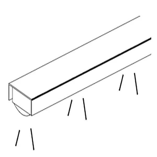 Optie: LED-verlichting in decoratieve lijst - (ML) - Main Image