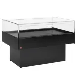 Panoramische gekoelde self-service toonbank - ZWART - Main Image