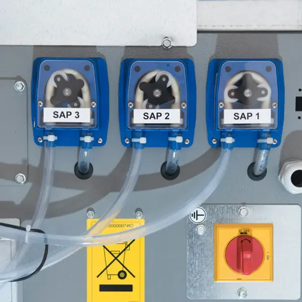 Peristaltische doseerder (3 pompen) voor vloeibaar wasmiddel - Main Image