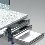 Pizzeria koeltafel, 2 deuren EN 600x400, 3 neutrale laden EN 600x400, gekoelde structuur 6x GN ¼ - Image 2