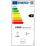 Positieve gekoelde vitrine 1455 liter, 3 draaideuren - WIT - Image 2