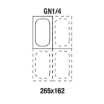 R.V.S. Gastronorm bak 1/4 h40 mm - Image 2