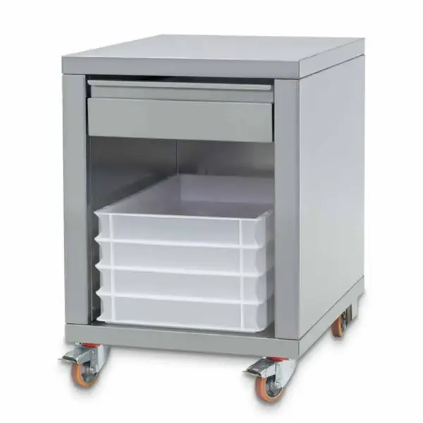 R.V.S. onderstel + lade, op wielen, voor pizzapletter - Main Image