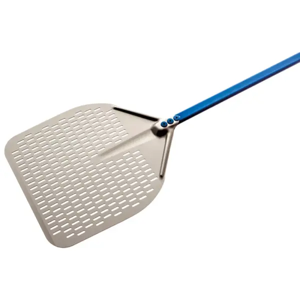 Rechthoekige aluminiumschep, 450x450 mm geperforeerd - Main Image