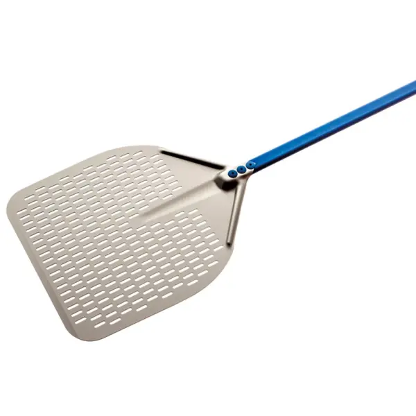 Rechthoekige schep in aluminium 330x330 mm geperforeerd - Main Image