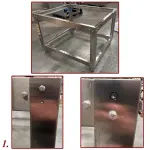 Roestvrijstalen steun voor oven NRP/12 & LFD-12 - Image 2