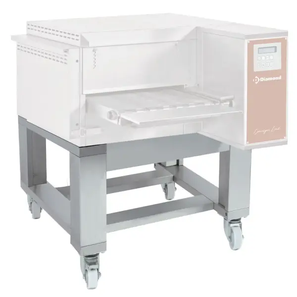 roestvrijstalen voet op zwenkwielen (met remmen) voor FTGV40/58-N - Main Image