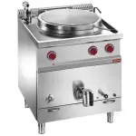 Ronde gas kookketel 50 liter, indirecte verwarming - Main Image