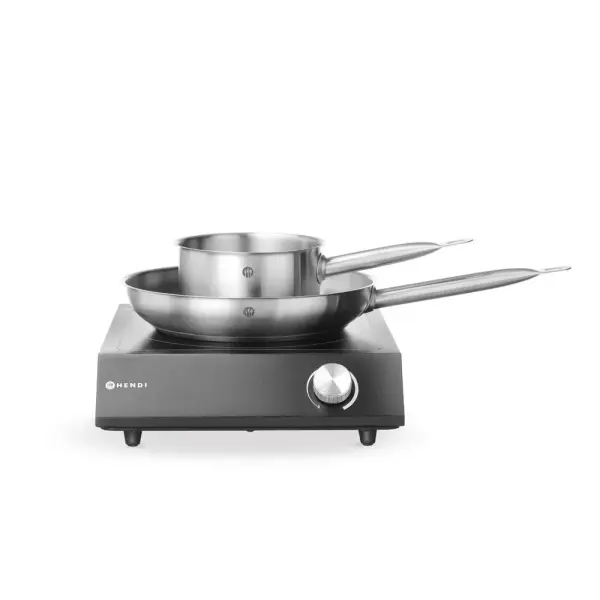 Set: Inductie kookplaat 3500W + steelpan + koekenpan - Main Image