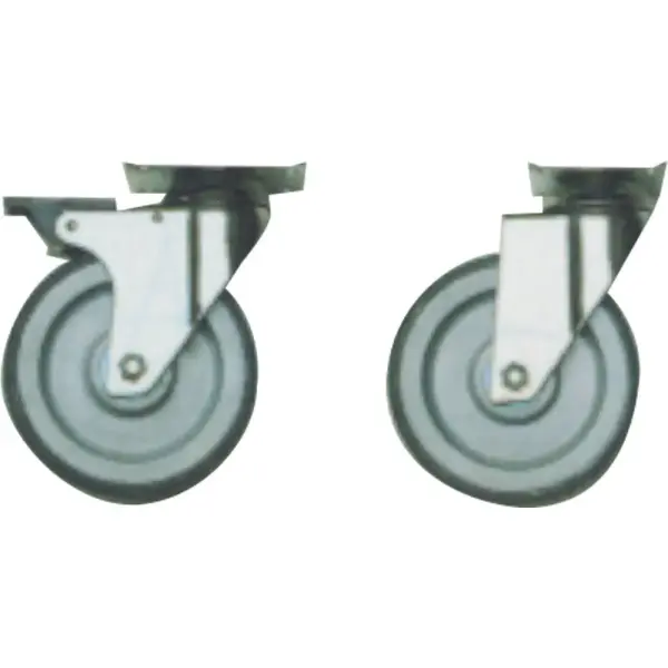 Set van 4 wielen, 2 met rem - Main Image