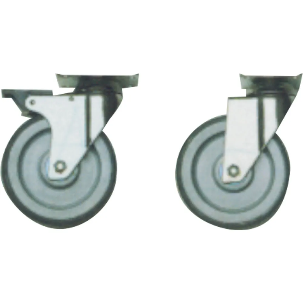 Set van 4 wielen, 2 met rem - Main Image