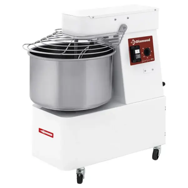 Spiraalkneder 22 Liters, timer, op wielen - Main Image