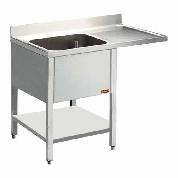 Spoeltafel met 1 kuip en 1 druipvlak - Main Image