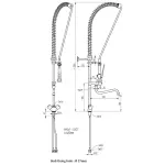 Sproeier en kraan met mengkraangroep (uitgang MONO) - Image 5
