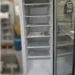 Statische vrieskast, glazen deur, 400 liter. wite - Image 3