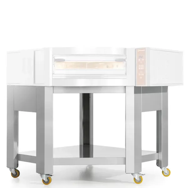 Steun " imitatie roestvrijstaal" x CGD/2-DG 5 wielen, waarvan 2 met remmen - Main Image