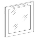 Steun voor gebogen schap voor eilandelement - Main Image